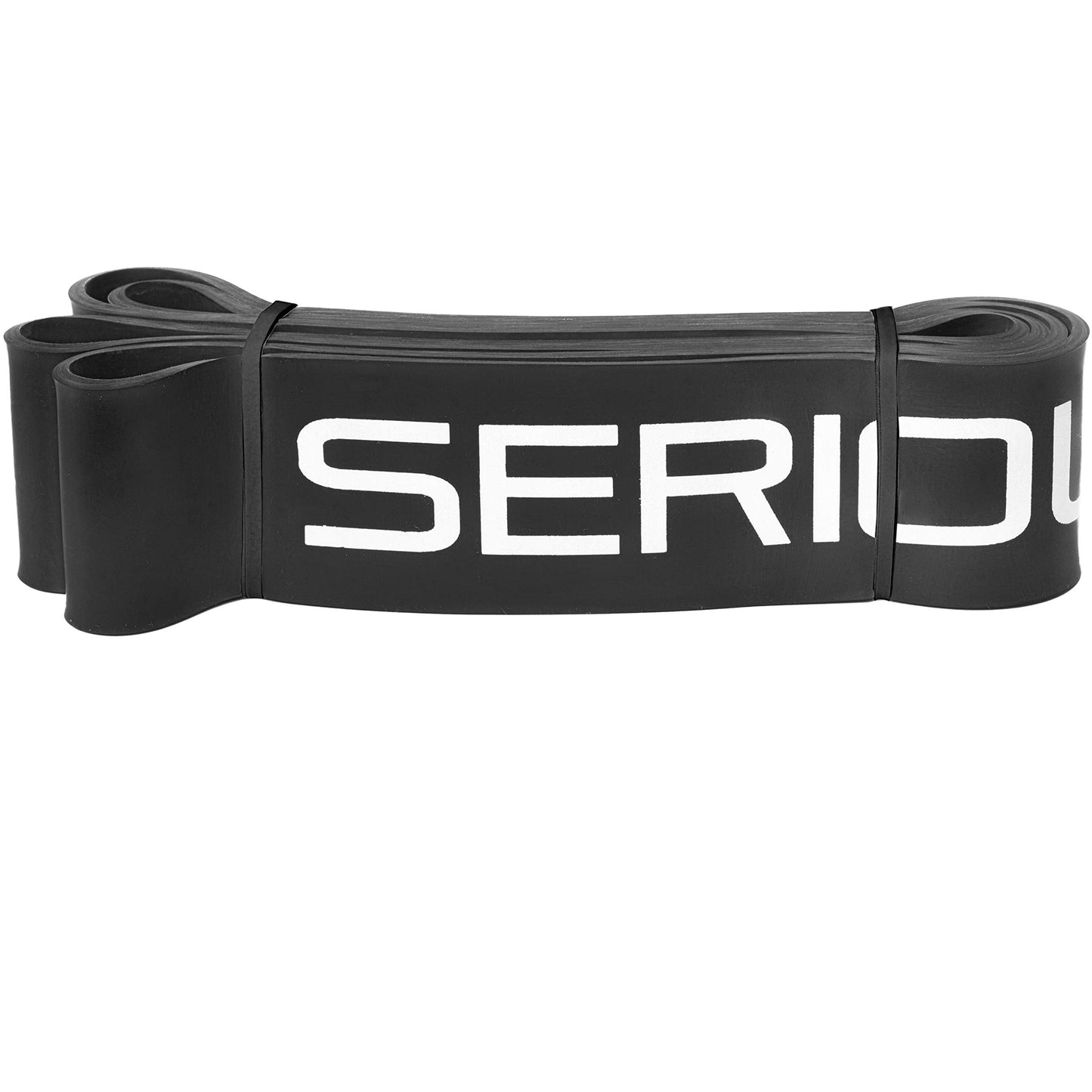 SERIOUS STEEL FITNESS Assisted 41" Pull-Up Band, Resistance & Stretching, Powerlifting & Pull-ups (#5 Black - Single Band)