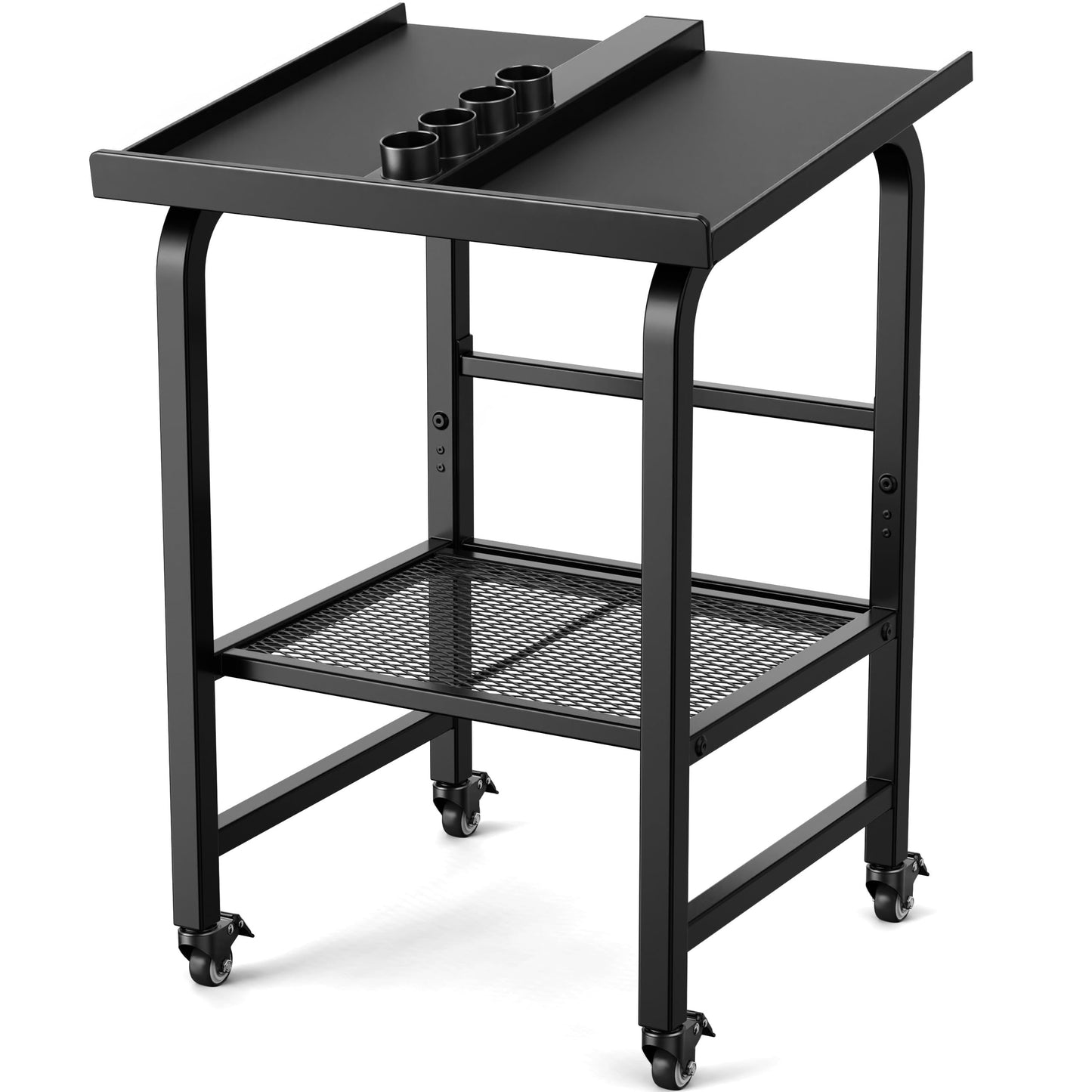 Dumbbell Stand Fits For Adjustable Weights Dumbbell Rack With Wheels 500lbs Loading（Rack Only）