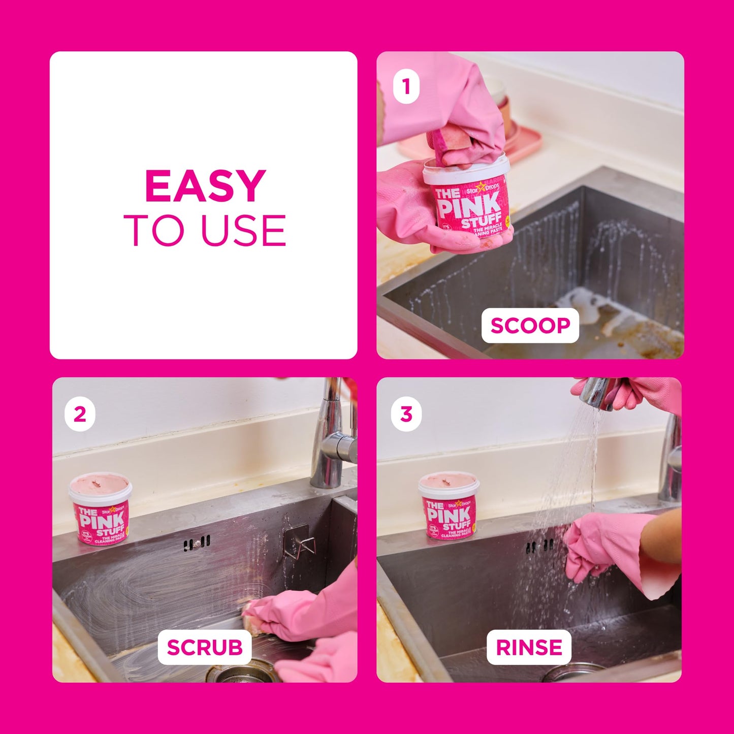 Stardrops The Pink Stuff Miracle Cleaning Paste 850g