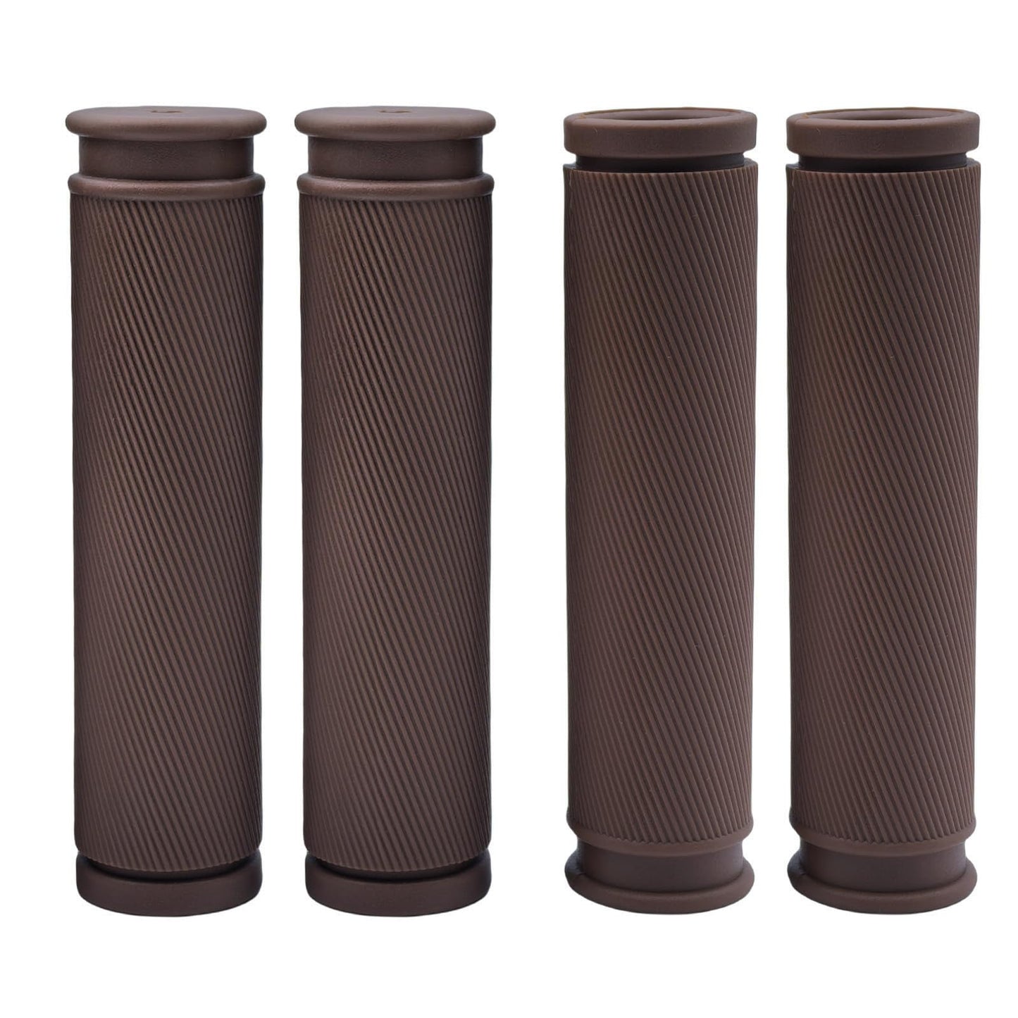 TIKBRO Bike Handlebar Grips 2 Pairs Comfortable Anti-Slip Rubber Mountain Bicycle Handle Grips for MTB BMX