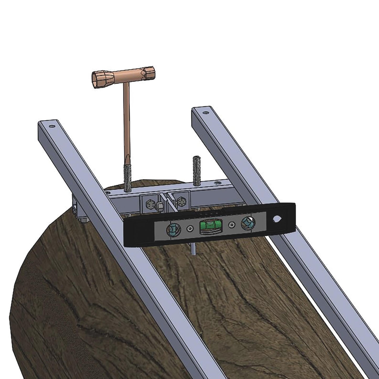 Granberg EZ Rail Sawmill Guide System - 5Ft. 2 Crossbar Kits, Model Number G1085