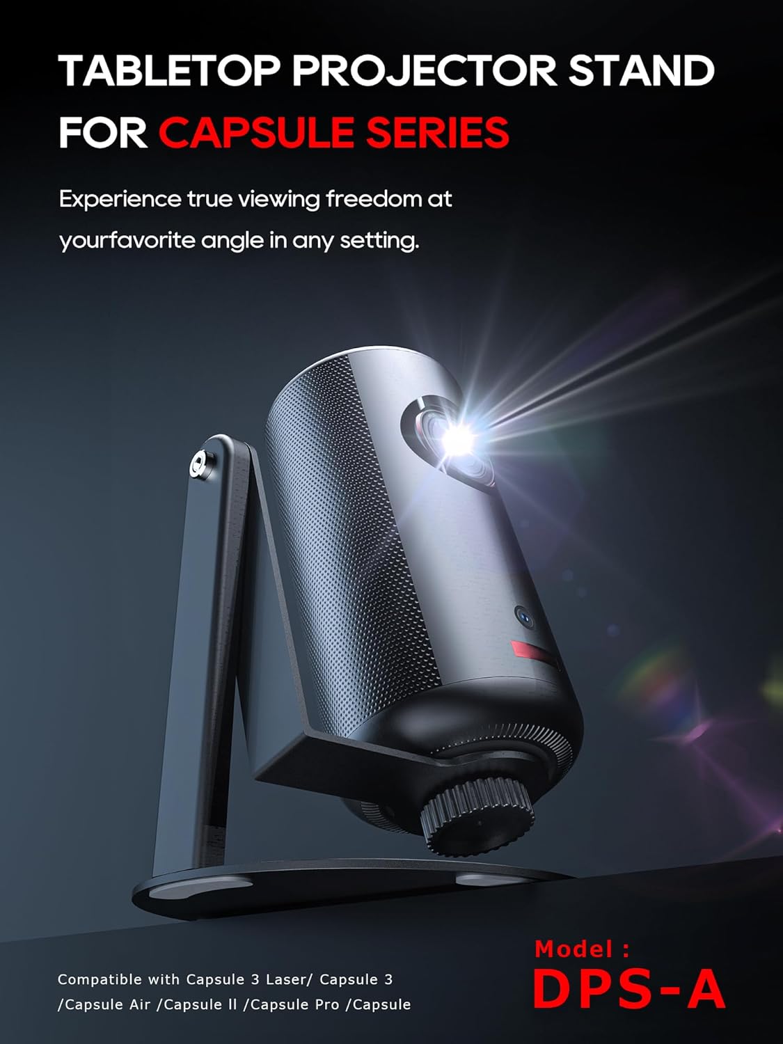 3/Air/Pro, 360 1/4-Inch Projector Stand for Nebula Capsule Series & XGIMI Halo+(New) Works with Capsule Mini Projectors