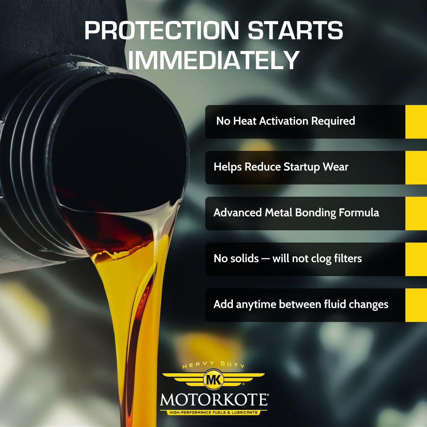 MotorKote MK-ET05G-01 Heavy Duty Hyper Lubricant, 5-Gallon, Single, Black Pail