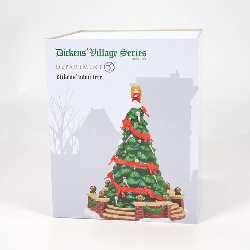Department 56 Dickens' Village Christmas Tree Figurine - 6.5 Inch, Colorful Holiday Decor