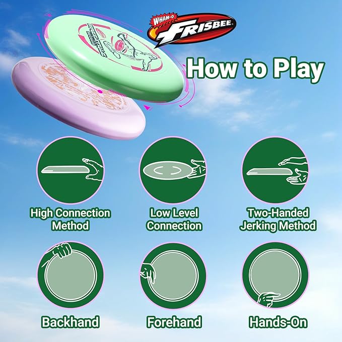 Wham-O Frisbee Ultimate Training Disc, Sports Flying Disc 160g, 10.5 Inch Durable and Flexible Compedition Disc for Outdoor Beach Backyard Family Fun