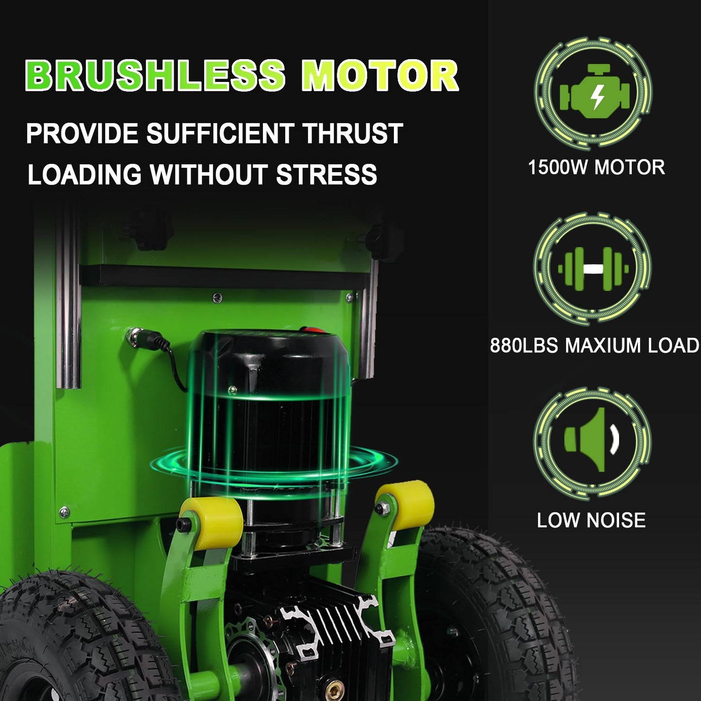 1500W Electric Stair Climbing Trucks Easy Up/Down, 900bls Max Load Capacity, Solid Wheel Grocery Cart Takes 6000 Steps Electric Stairs Hand Trucks Heavy Duty, for Warehouse Logistics Distribution