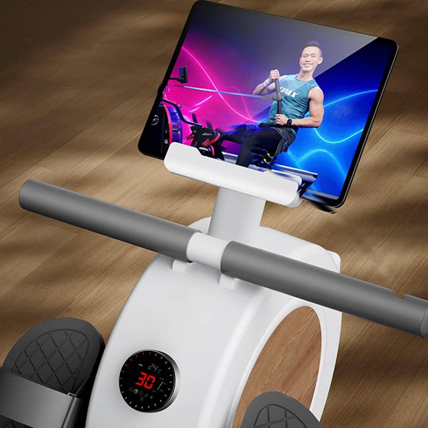 JEEKEE Rowing Machine for Home, 350 LB Capacity, 16-Level Silent Resistance, Full-Body Workout Compact Rowing Machine