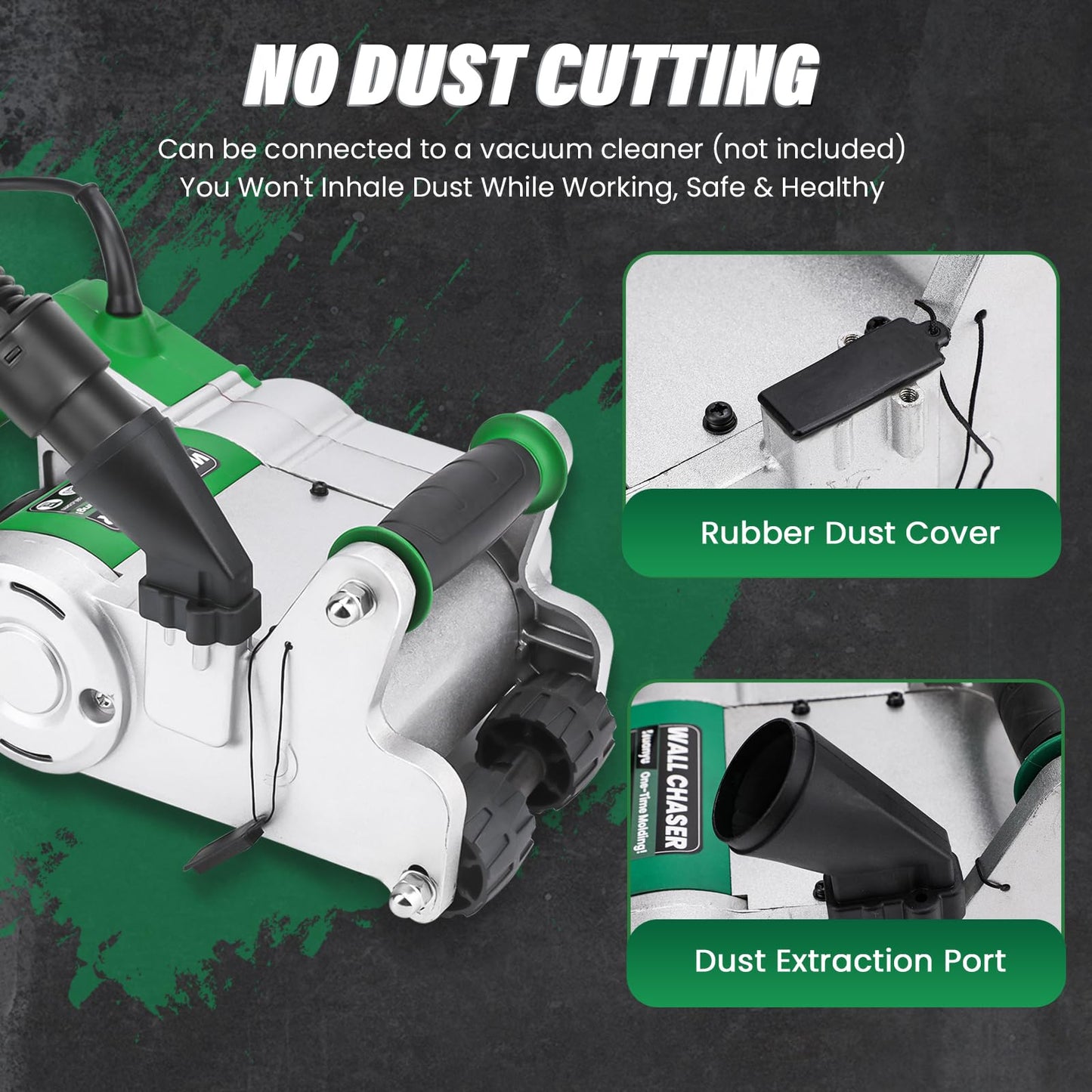 Huanyu Electric Wall Chaser + 35mm Replacement Blade