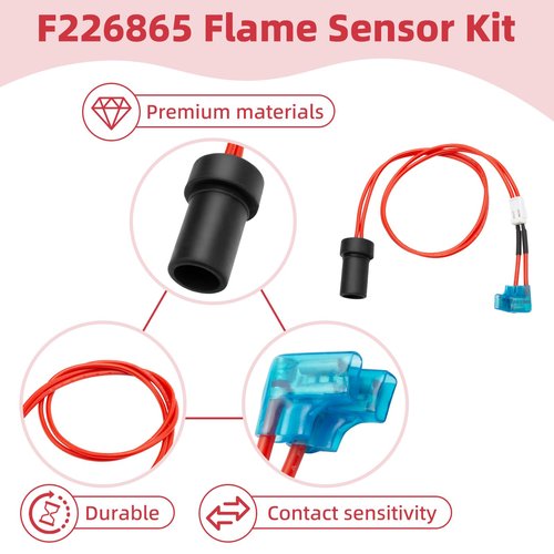 F226865 Flame Sensor Kit Compatible with Mr Heater Kerosene Forced Air Heaters, for Forced Air Kerosene Heater Igniter, for Mr Heater Dryer Igniter Accessorie