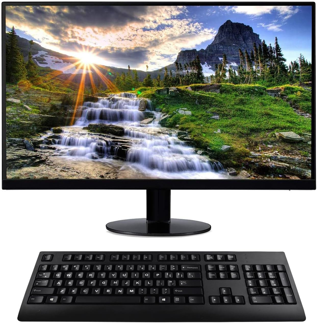 2 Pack Universal Russian Keyboard Stickers Transparent Background, Transparent Background with White Lettering