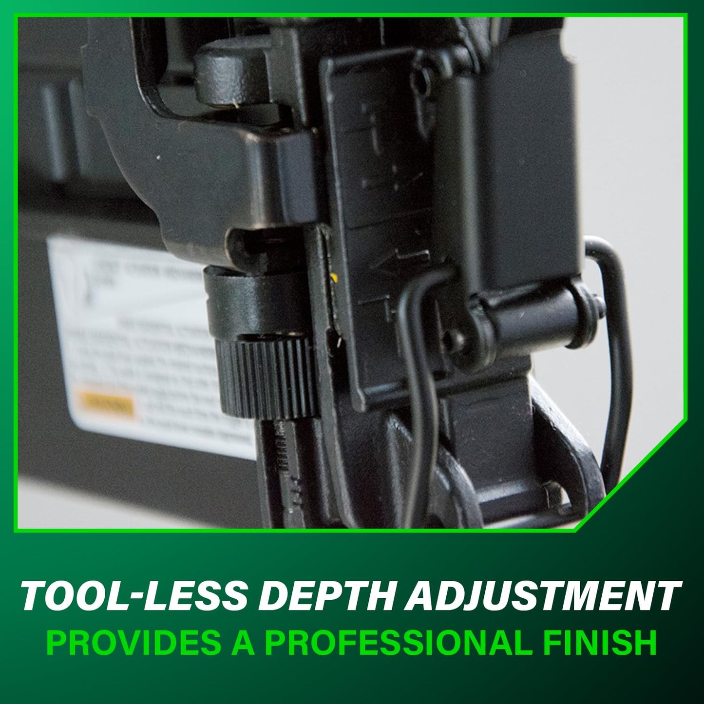 Metabo HPT Narrow Crown Stapler, Pro-Preferred Pneumatic Power Nailers, Finish Stapler for Furniture & Cabinetry, Lightweight Trim Tool, Ergonomic Design, 18 Gauge, 1/2″ to 1-1/2″ Staples, N3804AB3