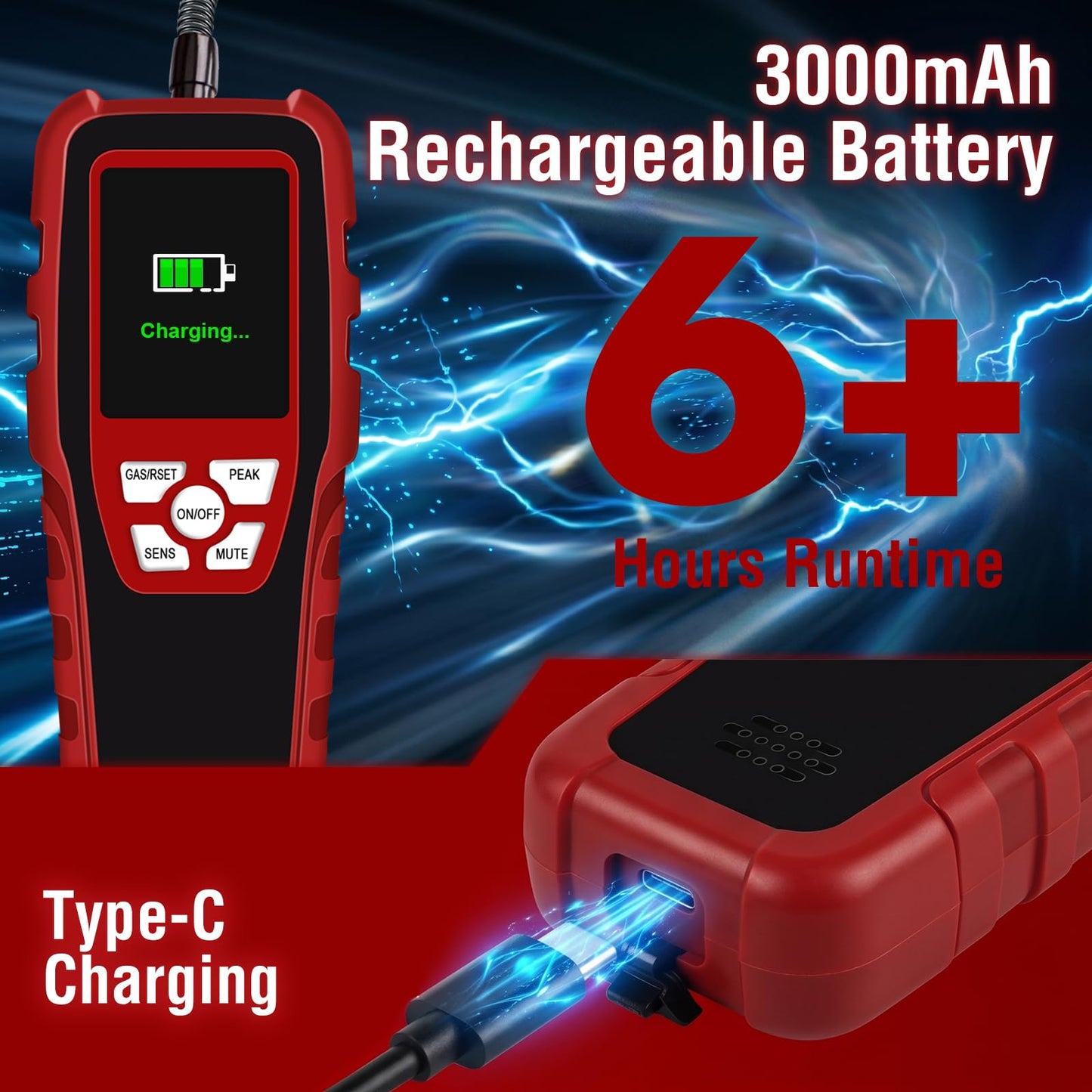 Aprvtio Refrigerant Leak Detector, ALD-200+ HVAC Freon Sniffer A1 A2L A3 & Low-GWP Compatible, Smart Semiconductor Sensor with 0.14 oz/yr Sensitivity, 2026 Updated, Professional AC Sniffer
