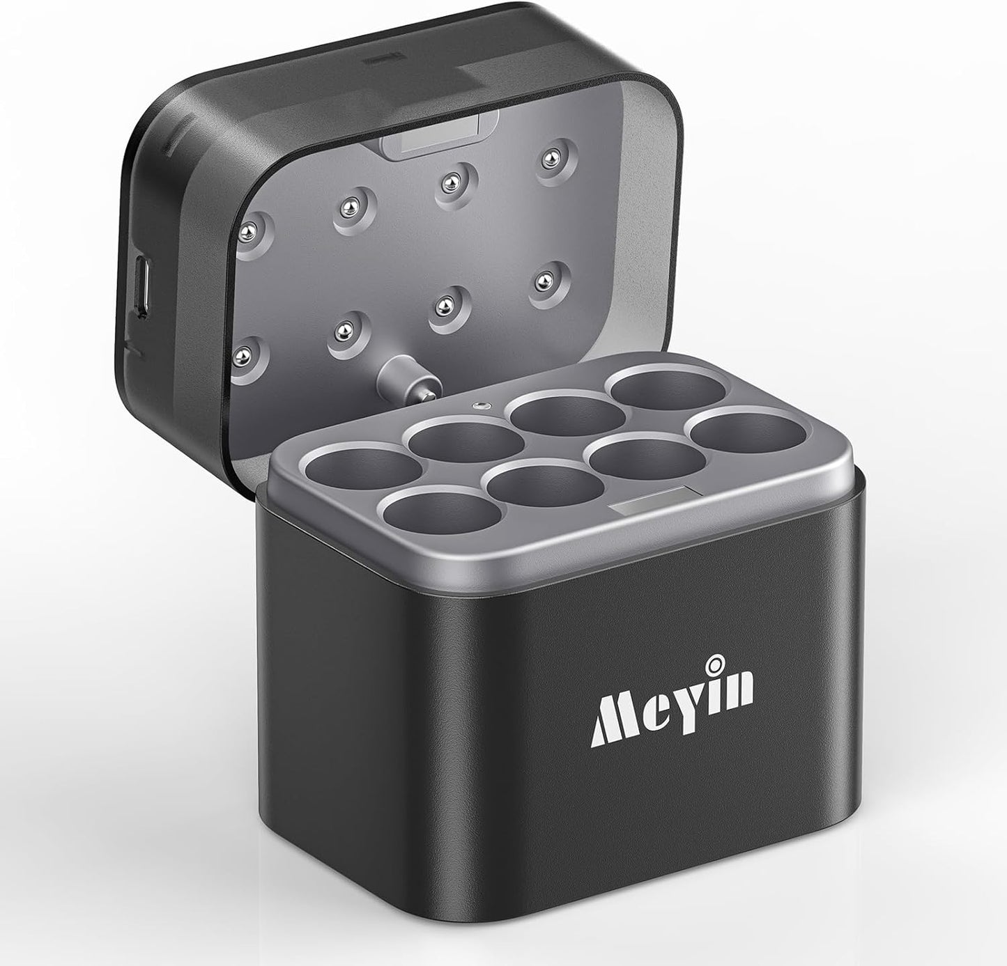 Meyin 15W 8 Rechargeable AA Batteries Charger, Fast Charger for AA Lithium & NiMH Batteries, Individual Fast Charging