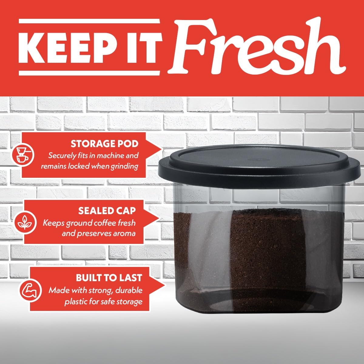 Gourmia 10 Cup Grind & Brew Coffee Maker - Built-In Burr Grinder, 3 Brew Strengths, Programmable Digital Display, Pause & Serve, Keep Warm, Auto Shut Off, Black