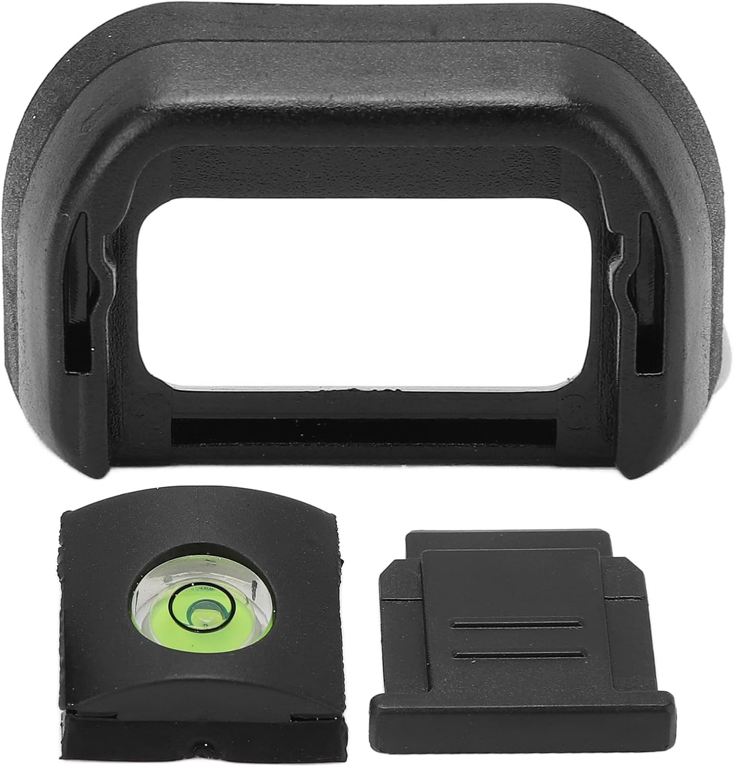 WIHFHGZ A6600 A6500 A6400, Viewfinder Eyepiece Eyecup Kit for Plastic Rubber, Black - Protective Camera Cold Shoe