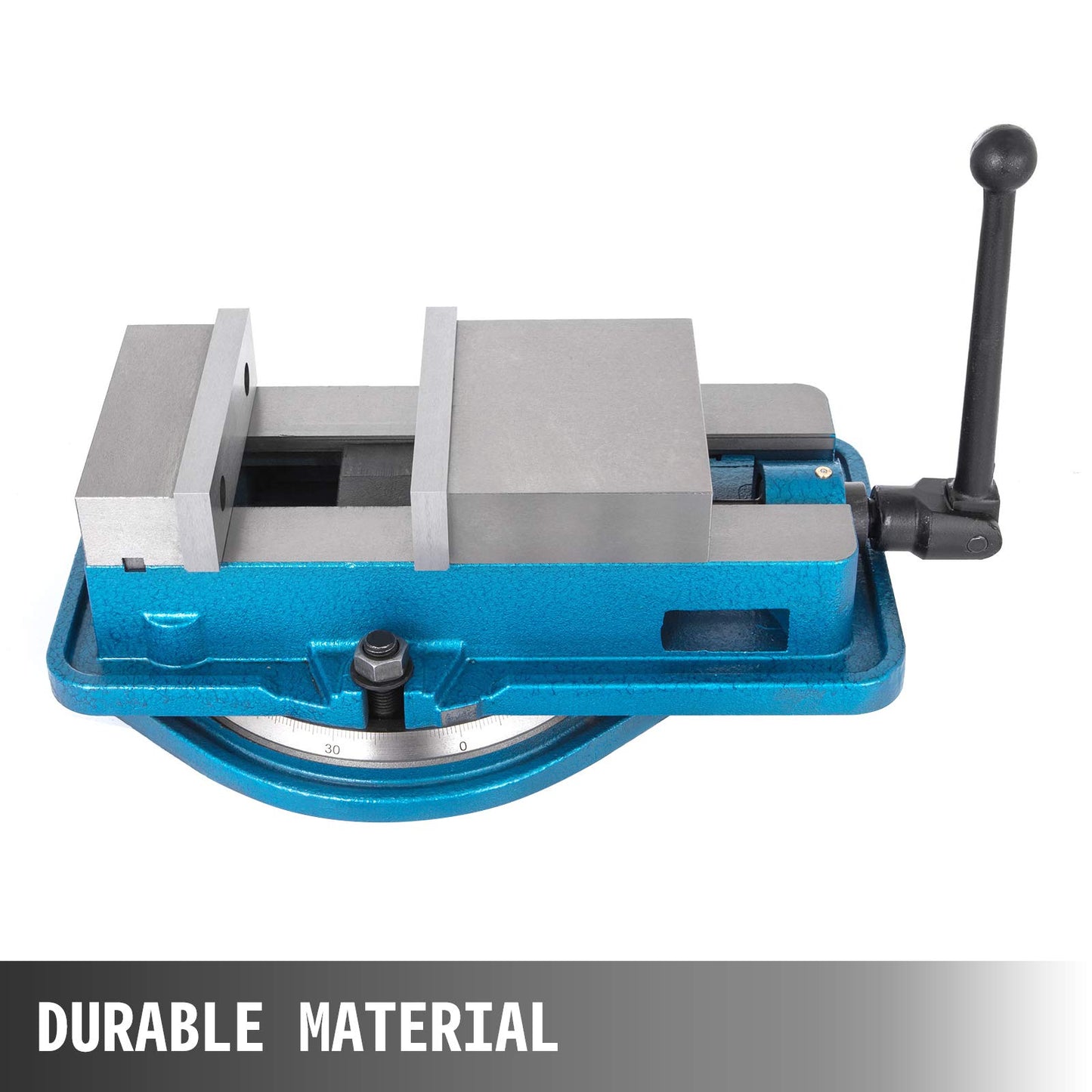 Happybuy 6 Inch Heavy Duty Milling Vise Bench Clamp Vise High Precision Clamping Vise 6 Inch Jaw Width with 360 Degrees Swiveling Base CNC Vise