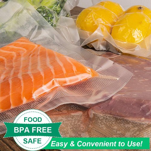 ATSAMFR 200 Count Gallon11x16Inch Vacuum Sealer Food Bags with BPA Free,Heavy Duty,Great for Vac Storage or Sous Vide Cooking