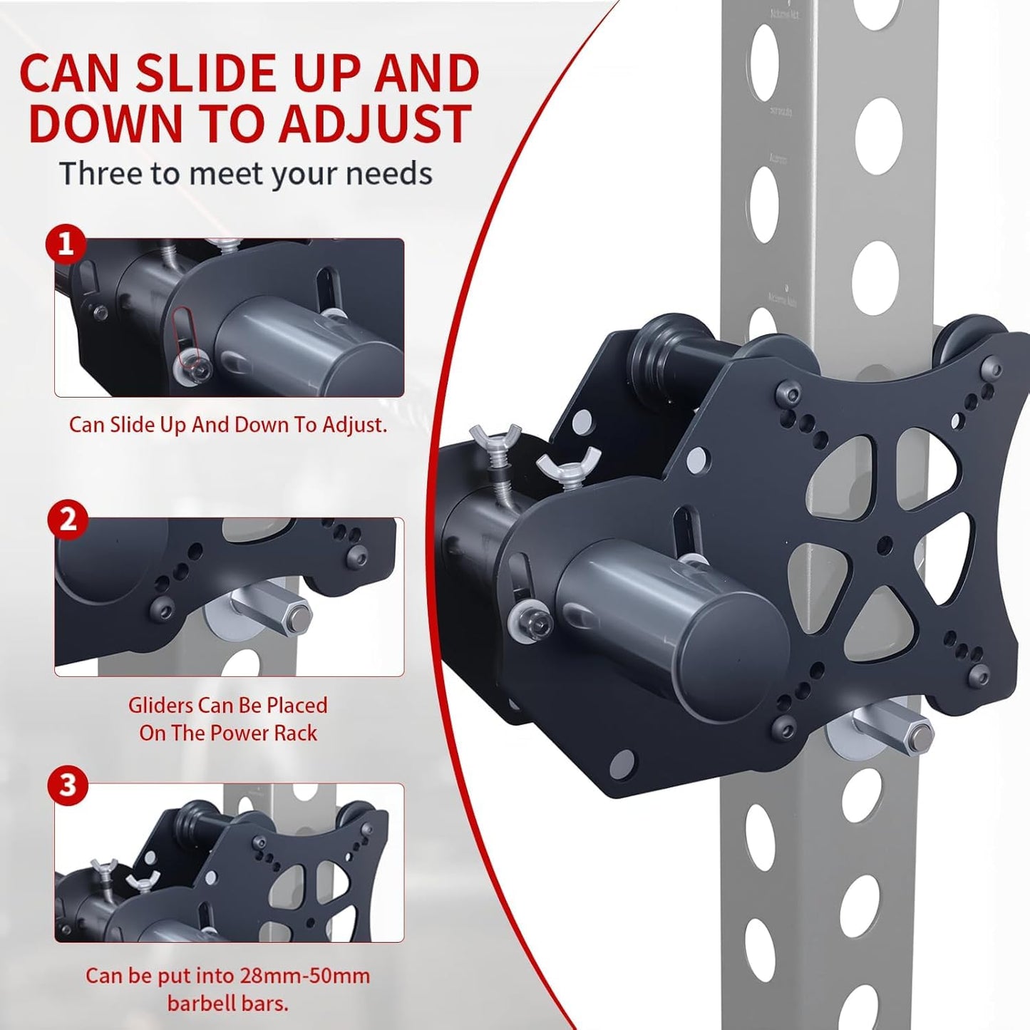 AHTAPFON Smith Machine Attachments for Cable Machine Attachments,Cable Pulley Attachments for Power Rack Attachments,Squat Rack Attachments for Cable Crossover Deep Squat LAT Pull Down
