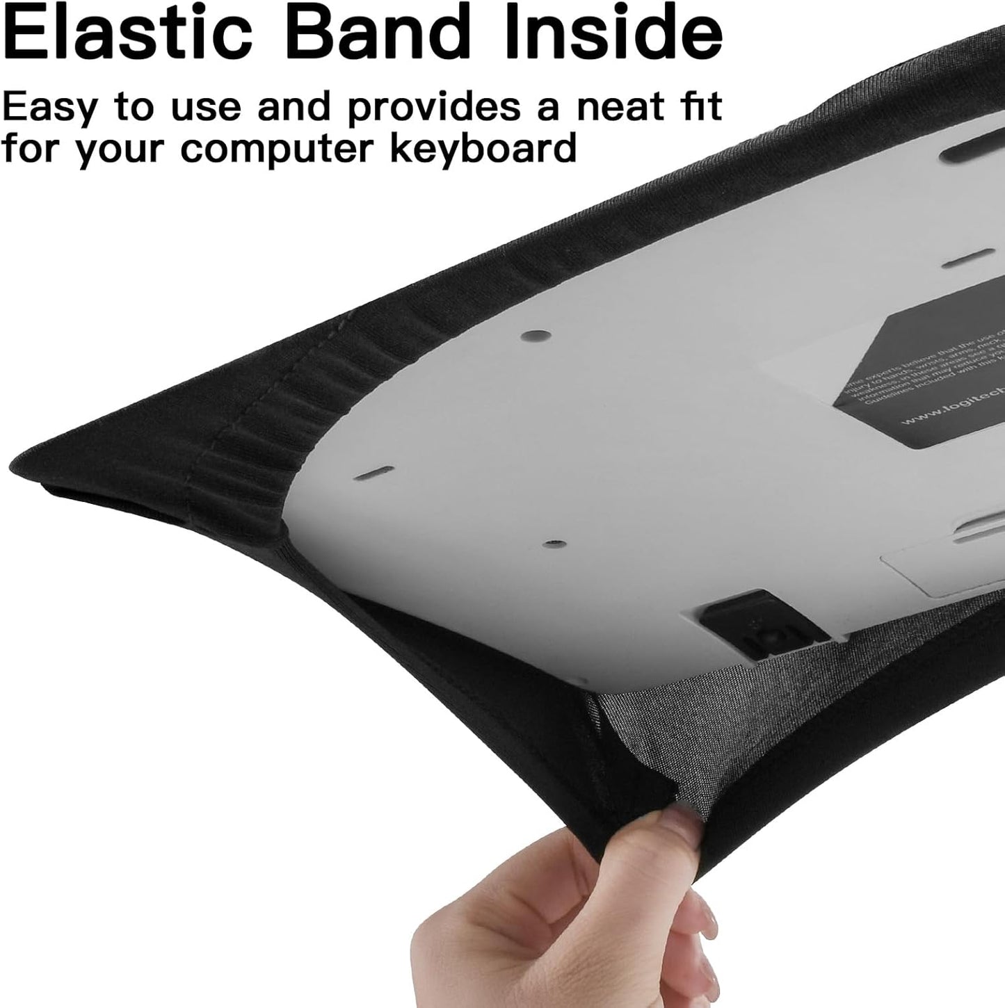 CaSZLUTION 17.9" 6.3" 20.5" 8.7", Keyboard Dust Cover, Covers Standard and Full-Size Mechanical Gaming Keyboards