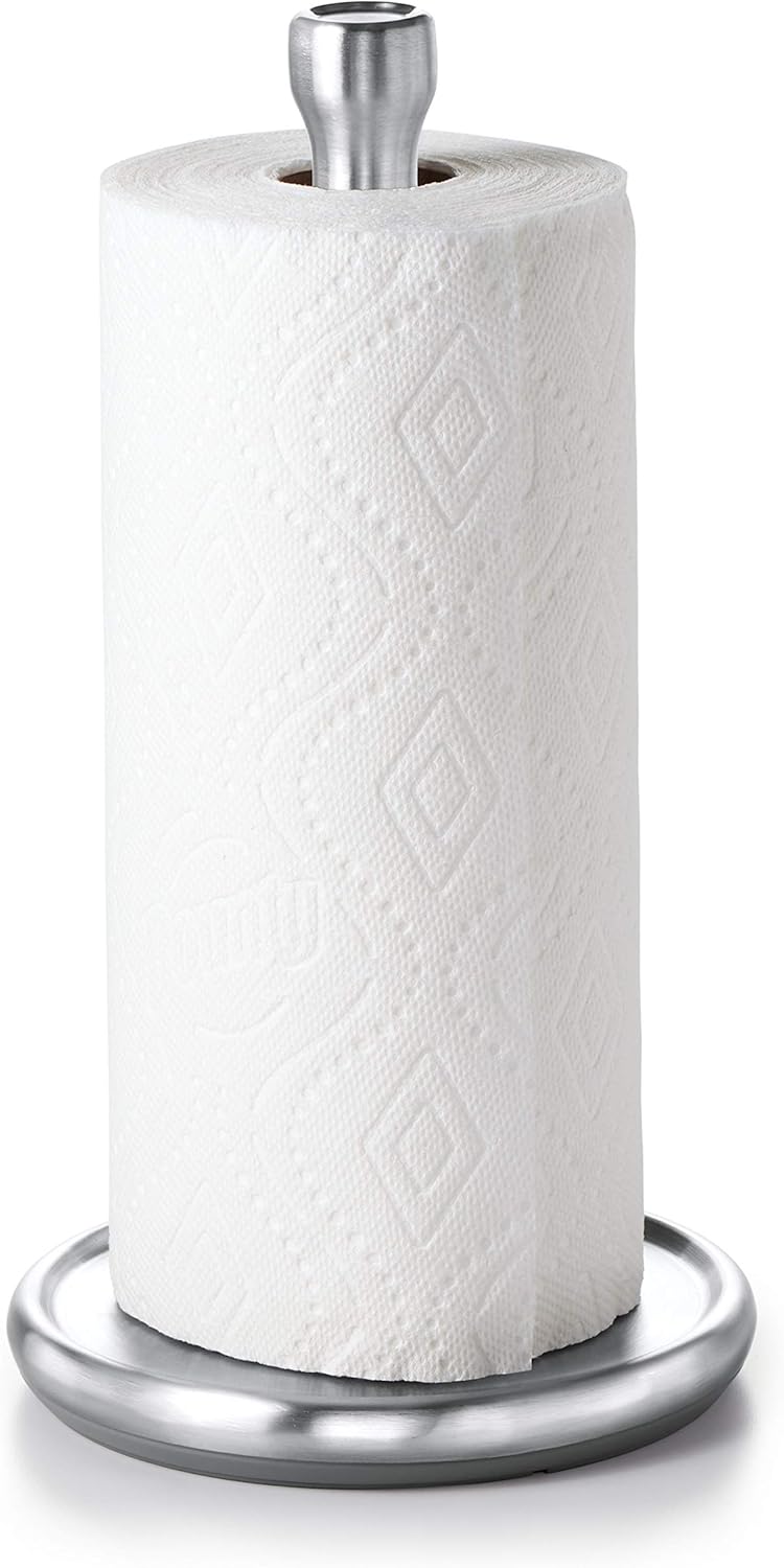 OXO Good Grips Paper Towel Holder - Steady Design for Countertop Use | Durable & Stylish