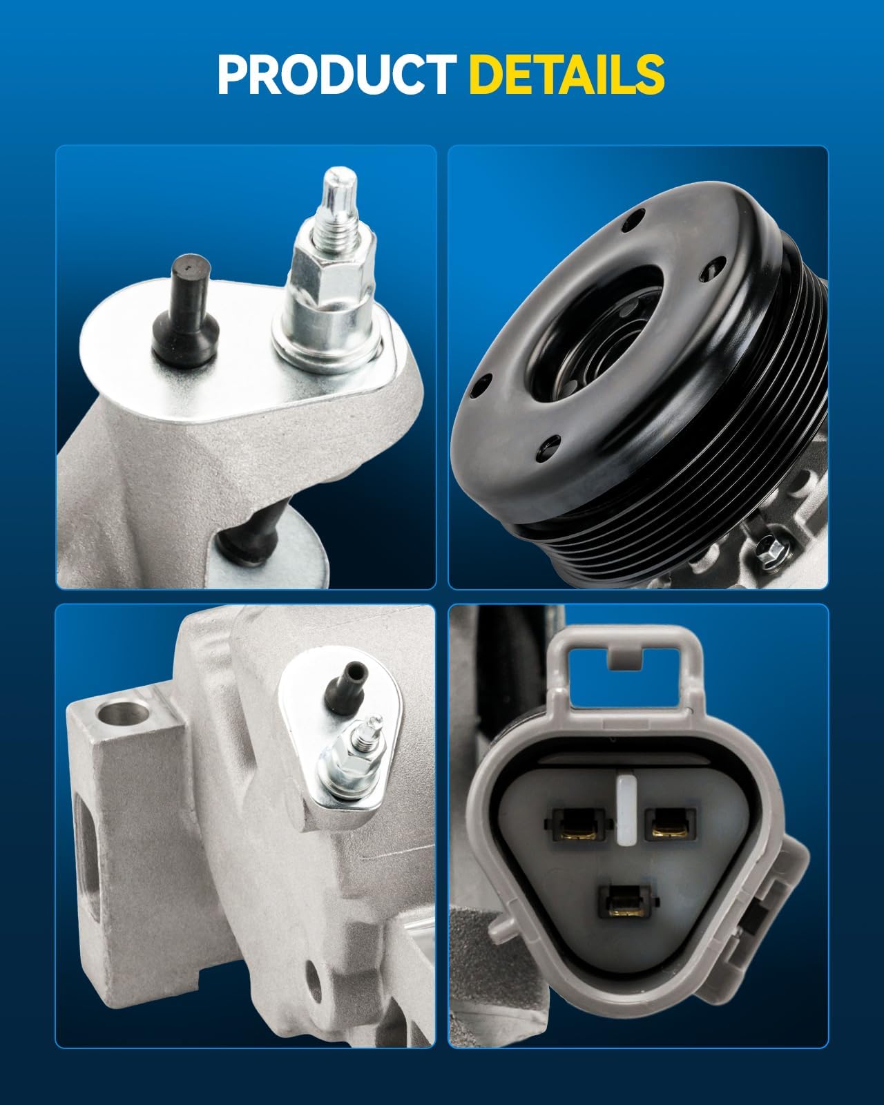 PHILTOP CO10571C NEW Air Conditioner AC Compressor with Clutch Compatible with Lexus GS300 1998-2005, IS300 2001 2002 2003 2004 2005