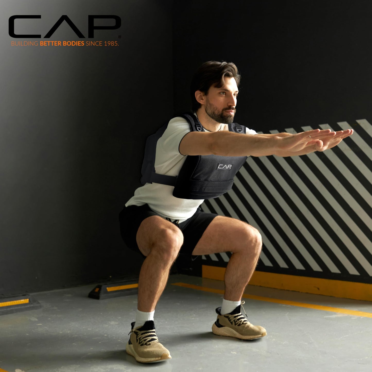 CAP 20 LB Adjustable Weighted Vest – Full Body Workouts, Cardio, Walking & Running, Weight Vest for Men and Women