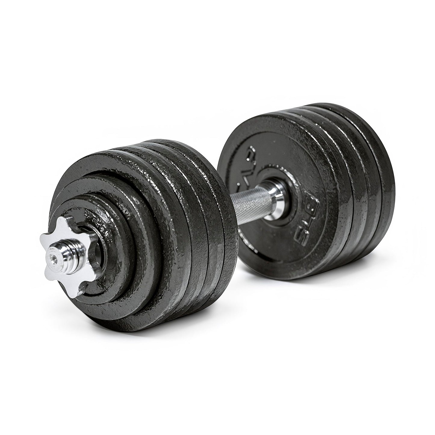 CAP Barbell 52.5 lb Set Adjustable Dumbbell Set - Single Handle | Classic Adjustable Dumbbells with Weight Plates, Star Lock Collars, and Connector for Home Gym Strength Training