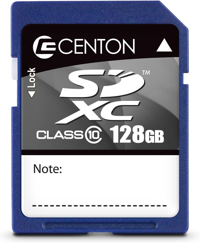 Centon 128GB 10 (S1-SDXC10-128G) Electronics Class SD Card