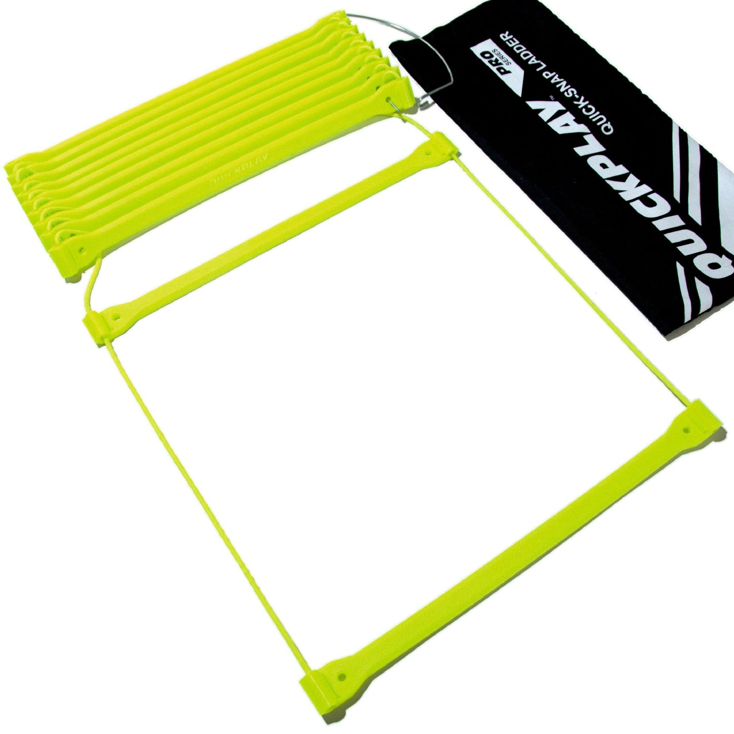 QuickPlay Agility Ladder for Speed and Agility Training - Adjustable 11 Rung Speed Ladder for Soccer, Football and Footwork Drills - Training Equipment for Kids, Youth and Adults with Carry Bag