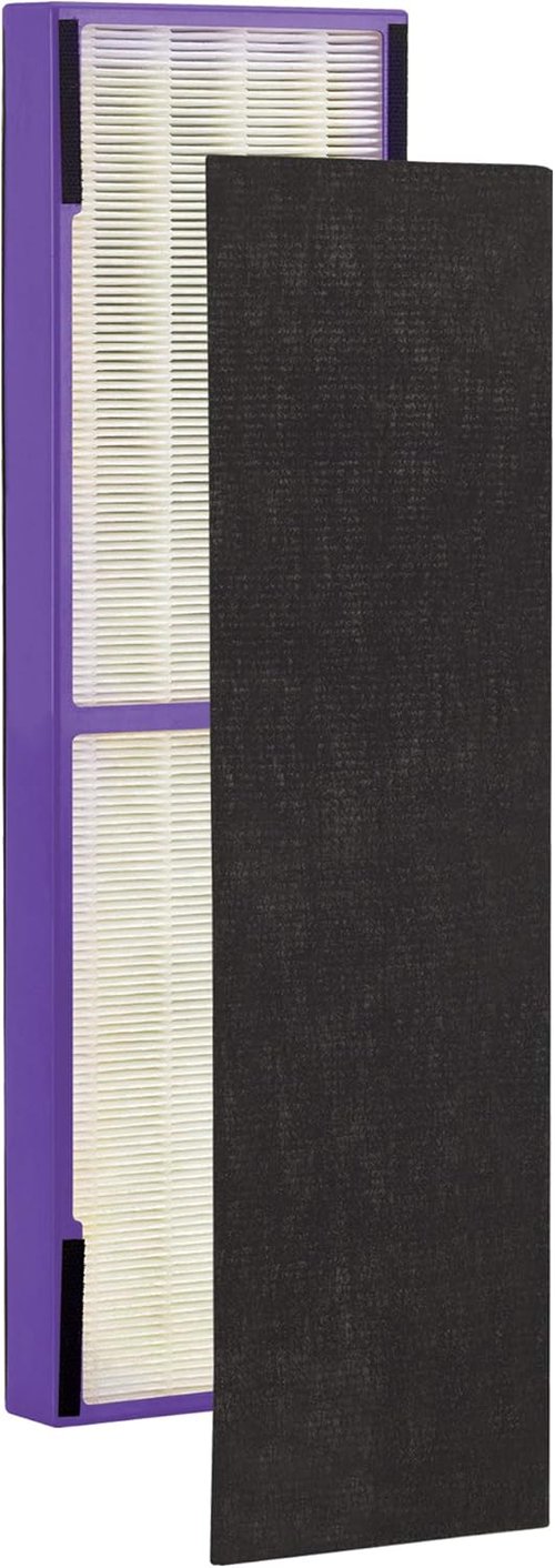 GermGuardian Pet Pure HEPA Replacement Filter B - Removes 99.97% of Pollutants | 4-Pack, Black/Purple