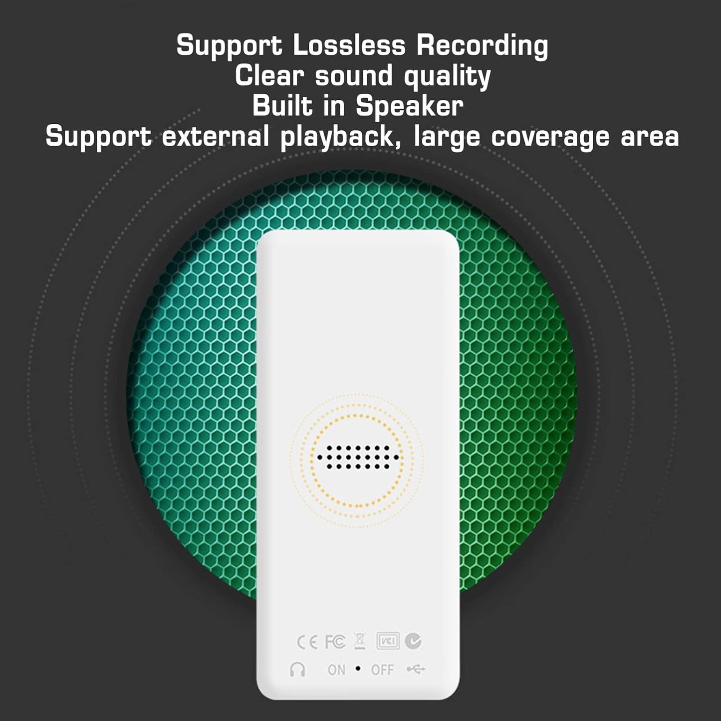 Zopsc MP3 MP4 8GB 64GB 30 Player, Memory Expandable, Hour Playback Lossless Sound, Lightweight Portable White