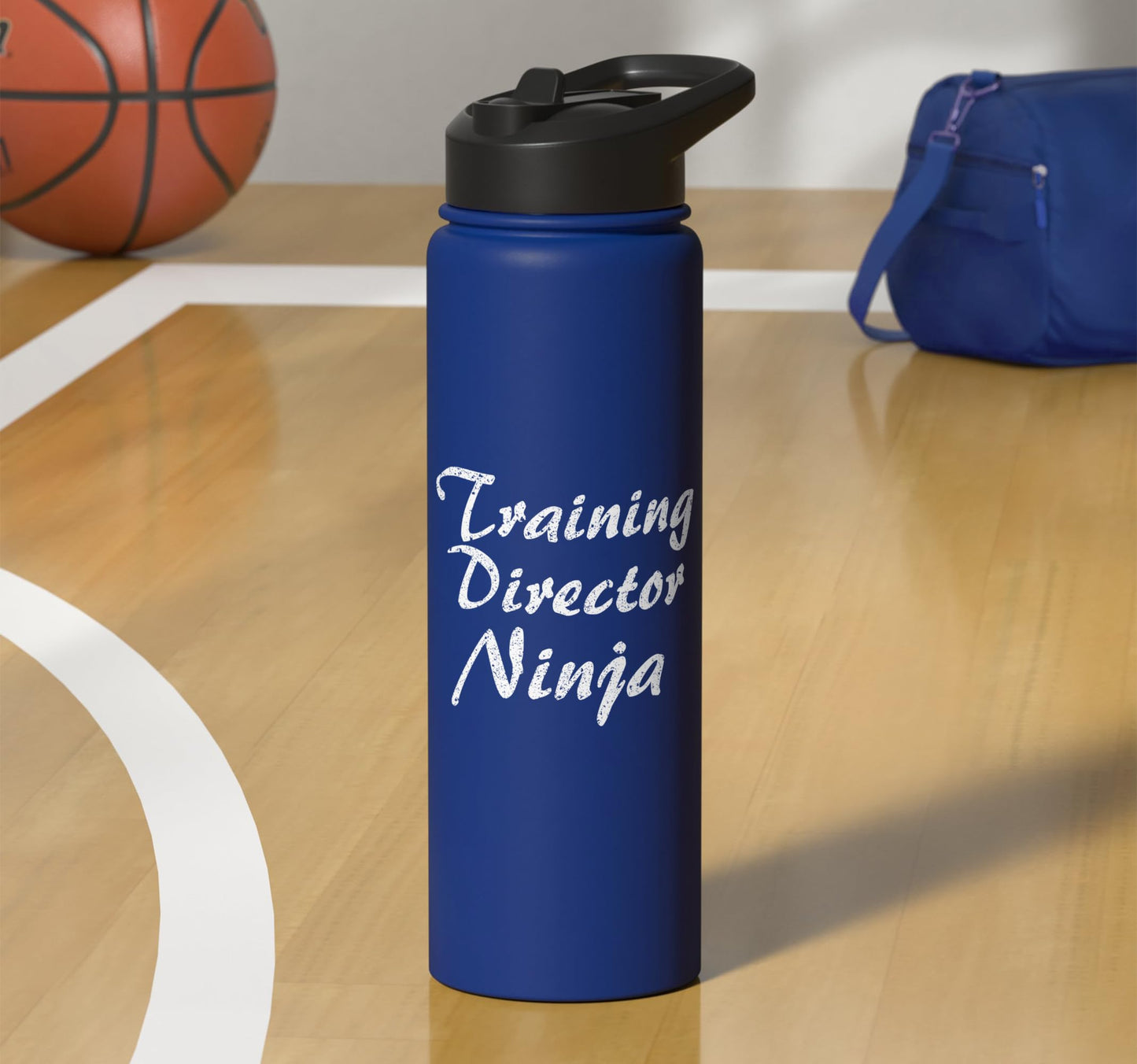 Training Director Tshirt Job Occupation Funny Work Stainless Steel Insulated Water Bottle