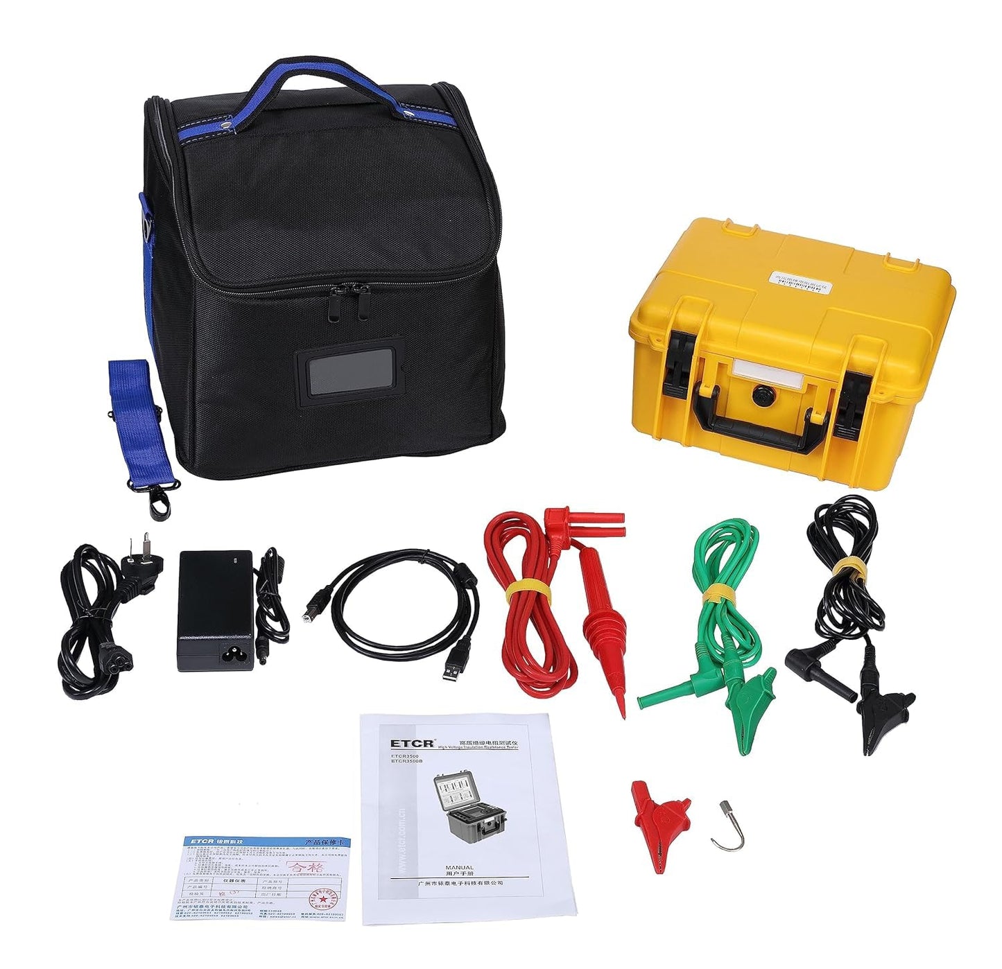 ETCR ETCR3500 5KV High Voltage Insulation Tester Megohm Meter 5TΩ 5mA