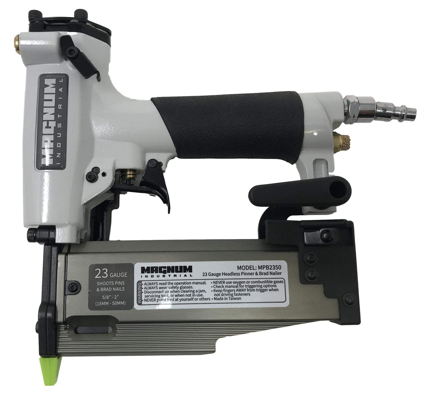 Magnum Industrial MPB2350 5/8" - 2" 23 Gauge Air Pinner/Pin Nailer/Brad Nailer Product Name