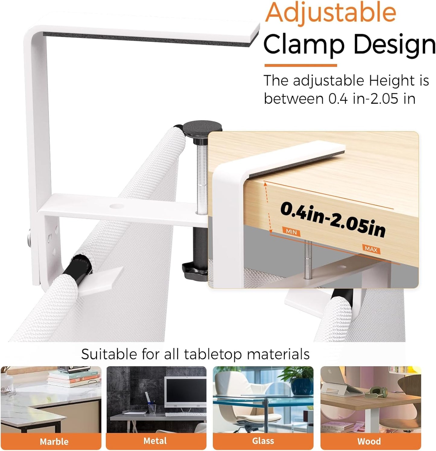 Jolensoy 28" 16X Under Desk Cable Management Tray - Cord Organizer for Desk No Drill, Fabric Under Table Wire Organizer