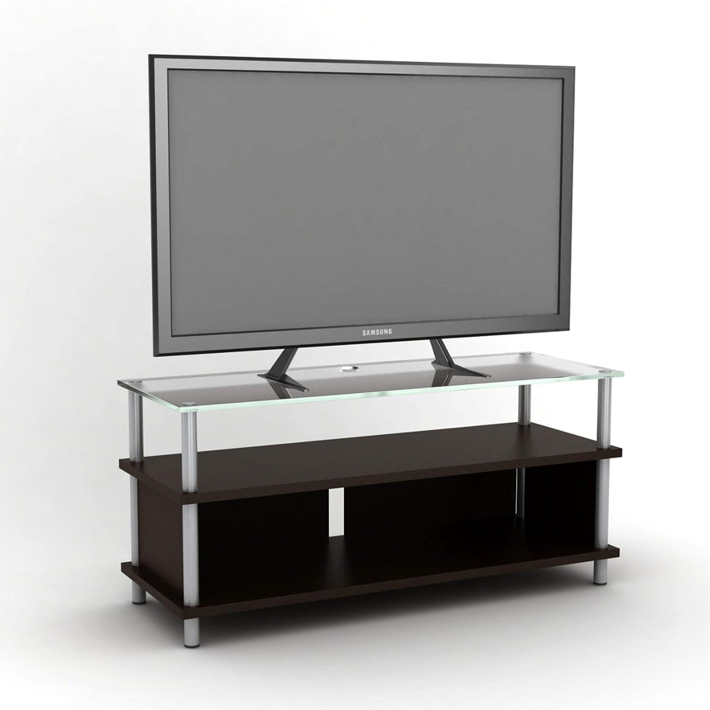 Atlantic 42" 66 lbs, 63607103 Table Top TV Stand - Universal Adjustable Table Top TV Stand, Adjust Height, Base Mount