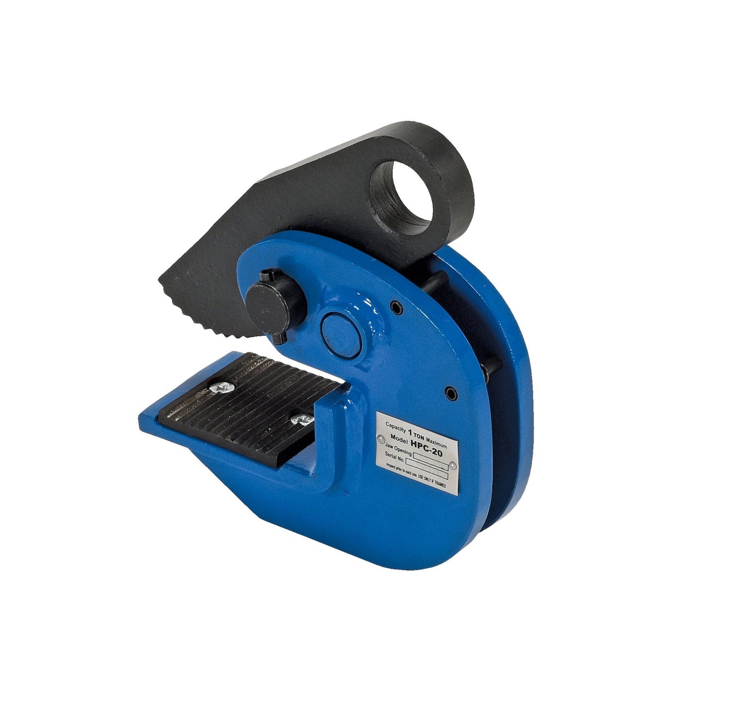 Vestil HPC-20 Steel Horizontal Plate Clamp 2,000 Lb. Capacity Blue