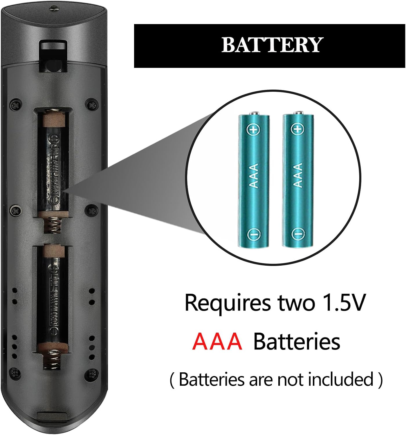 KhotIlong ONO3 Projector.(1Pack) Replacement Remote Control for Portable Projector,Compatible with ONOAYO Pro Portable