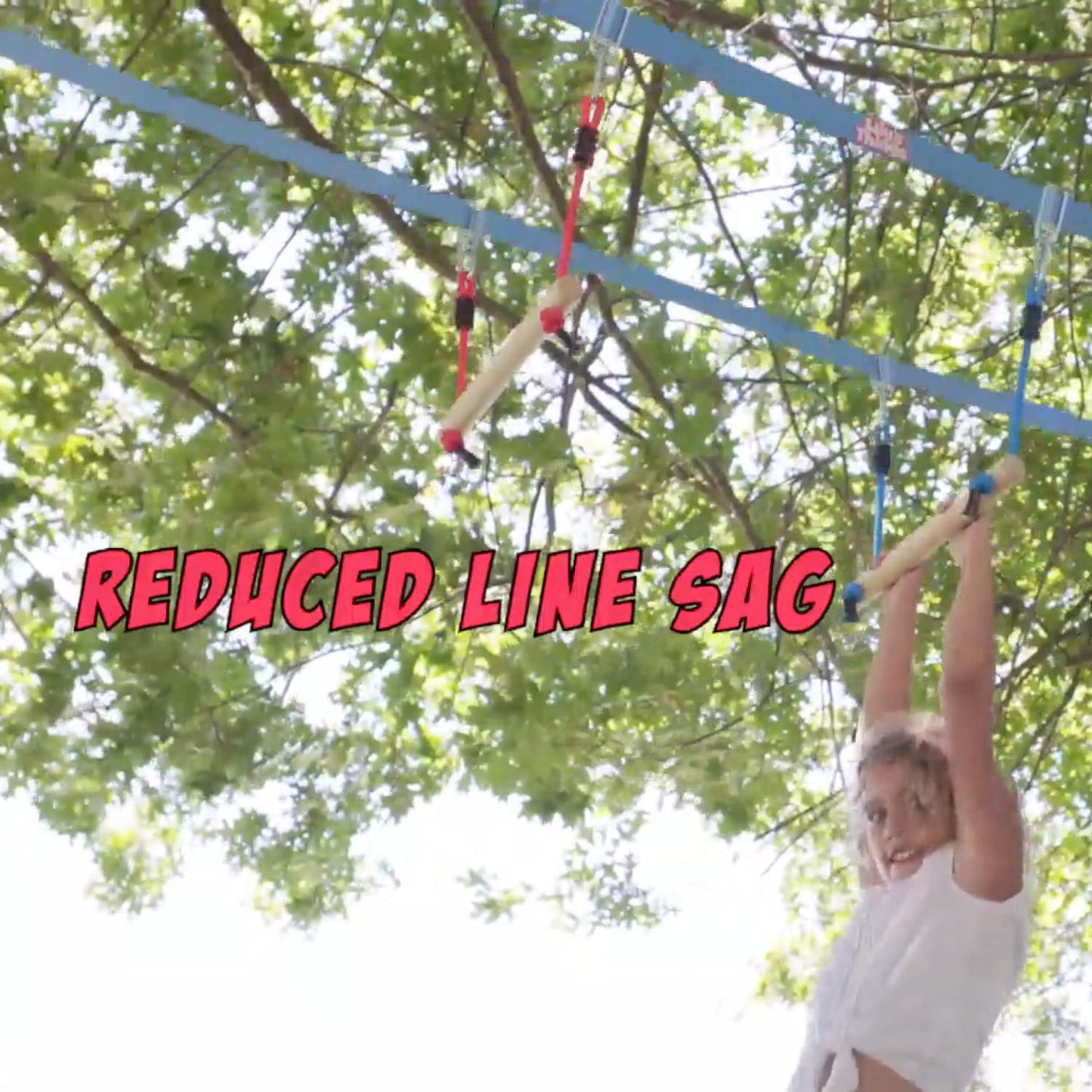 Lily's Things Monkey Bars for Kids(2 Pack) | Ninja Slackline Accessories for Slackline Obstacle Course | Monkey Bars for Backyard | Attachments to Most Any Home Playground Equipment Sets