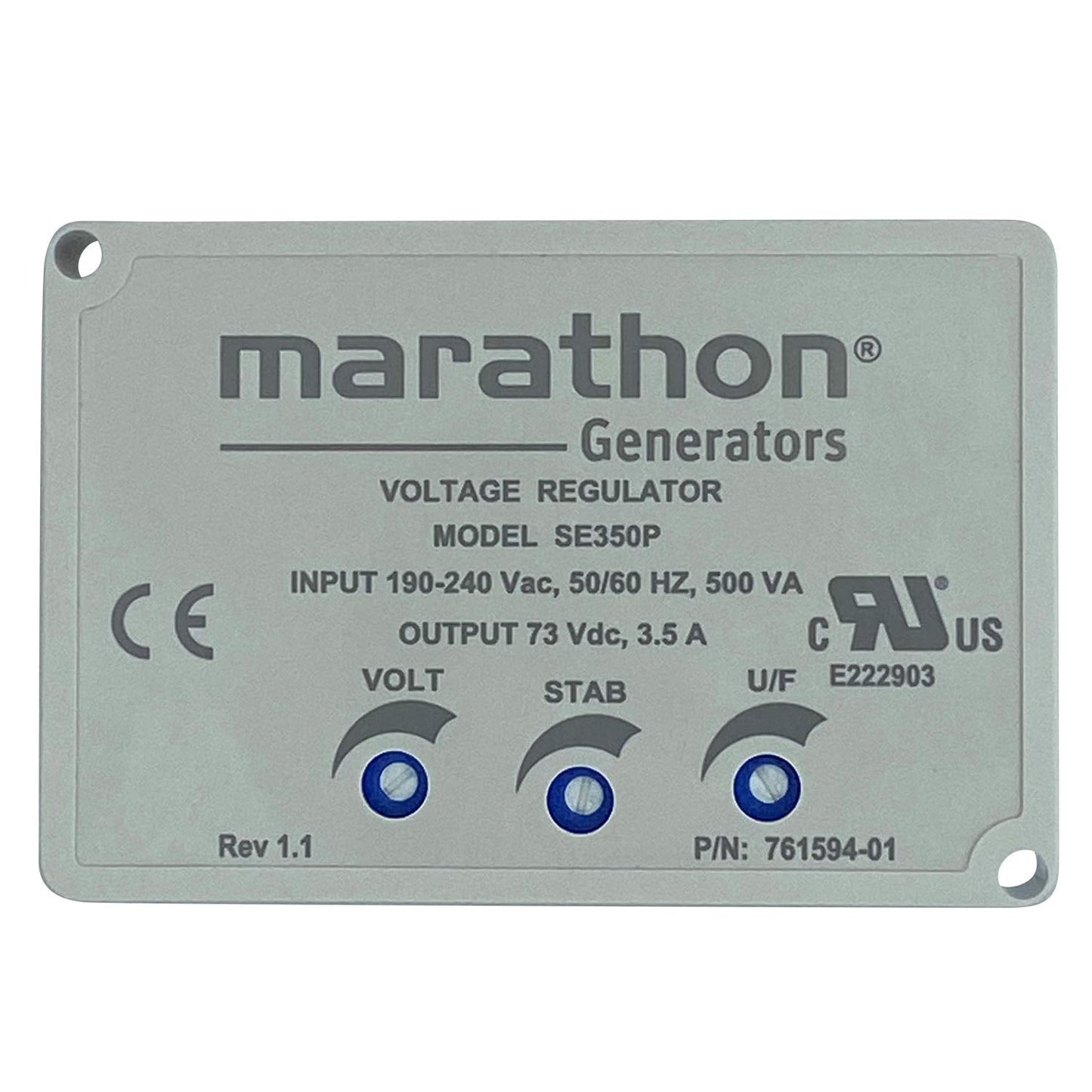 Marathon SE350 AVR | 100% Original | 2 Year International Warranty | Official Marathon Distributor | Marathon P/N 761594-01 | 100% Made in USA