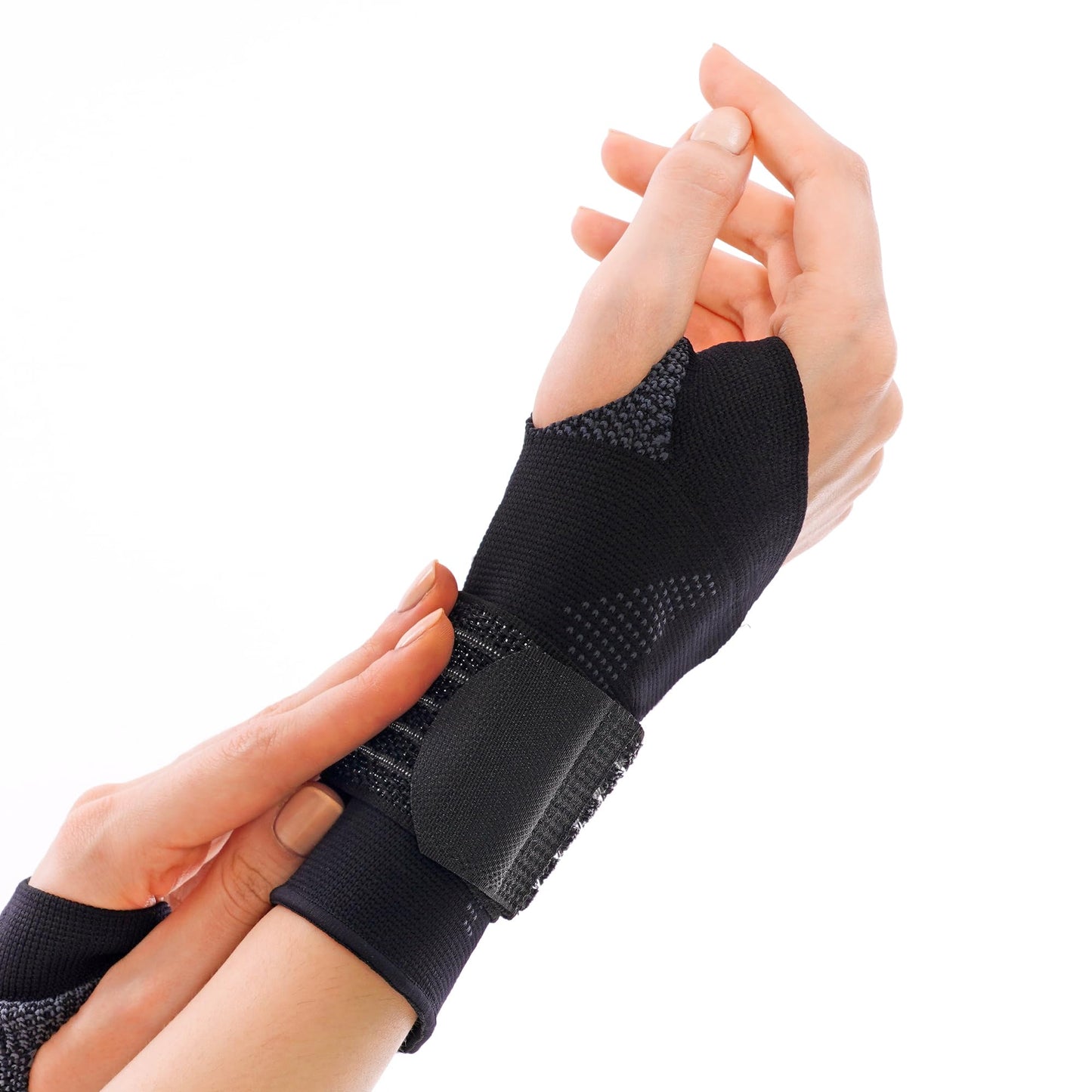 invera Adjustable Wrist Support Brace, Compression Sleeve, Unisex Wrist Protection Sleeve with Straps for Sprain, Carpal Tunnel, Arthritis, and Tendonitis (Large, 1, Unit)