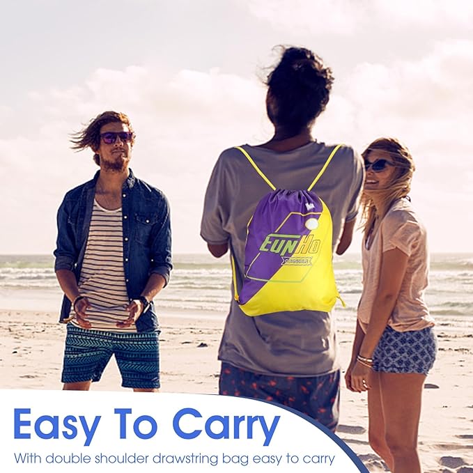 EunHo Dual Sided Cornhole Bags Regulation Set of 8 Professional Cornhole Bean Bags Slick and Stick for Tossing Game-All Weather