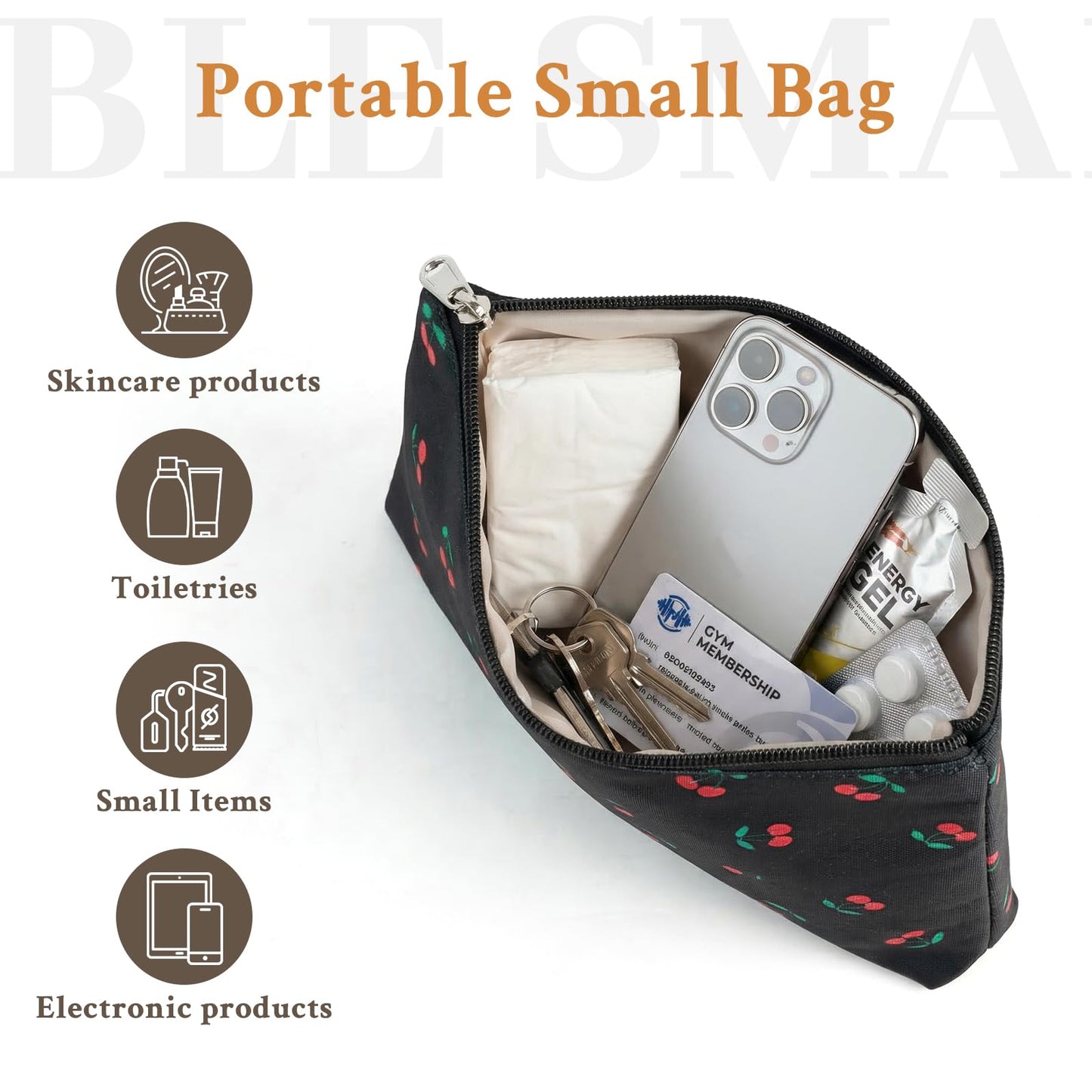 2PCS Cute Gym Bag for Girls, Duffle Bag with Wet Pocket & Shoe Compartment and item bag, Duffle Bag for Travel, Sports, Fitness & Workout