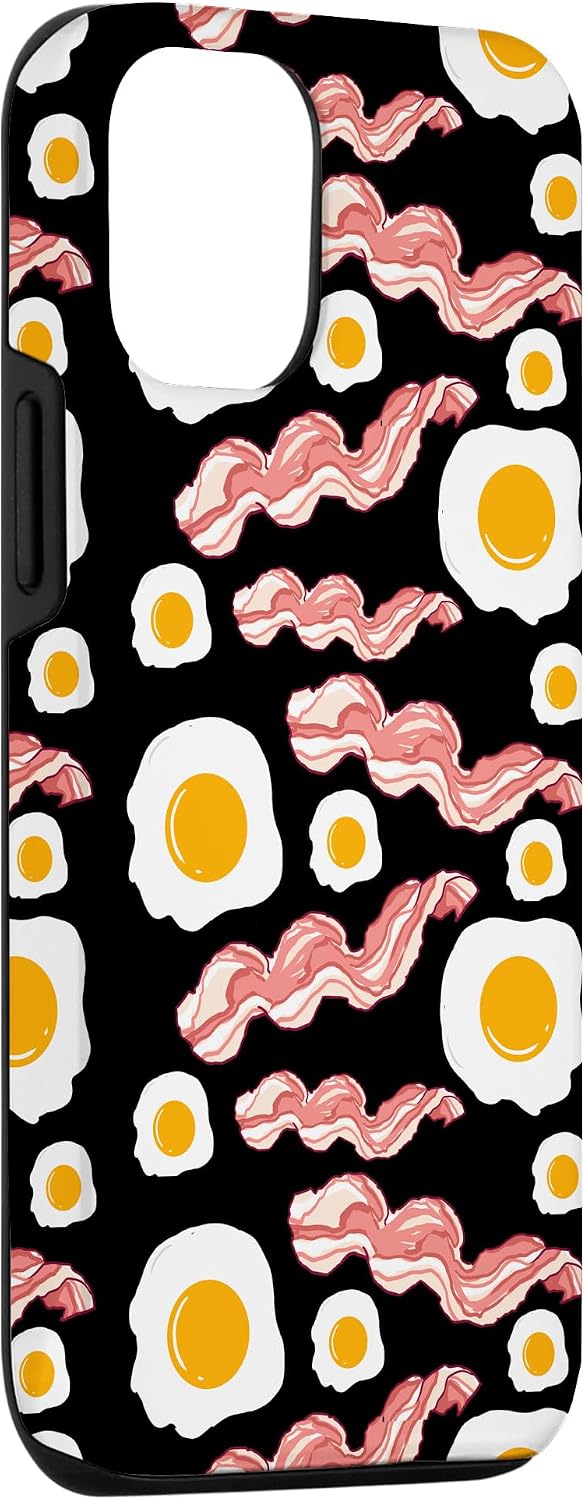 Bacon And Eggs Pattern 12/12 Bacon Lover Gift Case for iPhone Pro