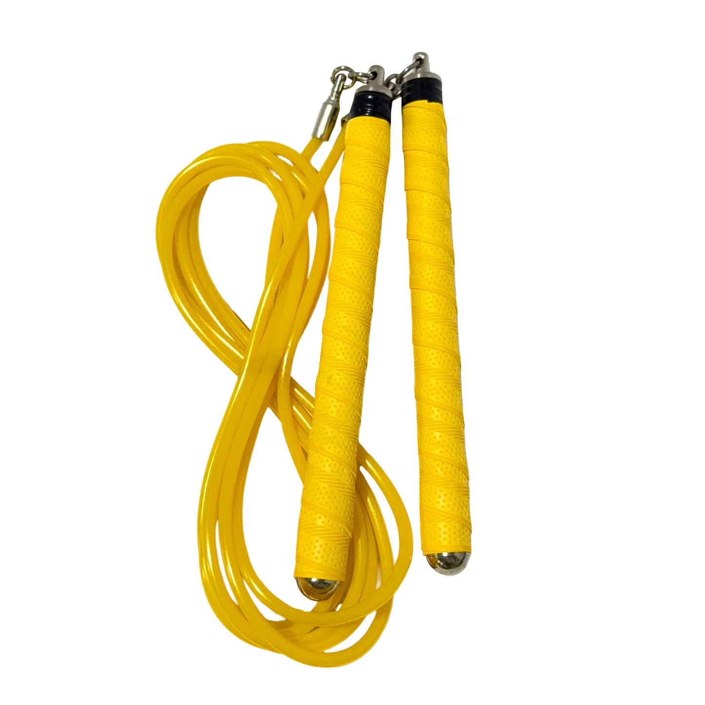 Buddy Lee Ninja Warrior Jump Rope – Adjustable Speed Rope for Fitness, HIIT, CrossFit & Boxing – Tangle-Free with Precision Ball Bearings – Durable, Lightweight & Ergonomic Handles (Yellow)