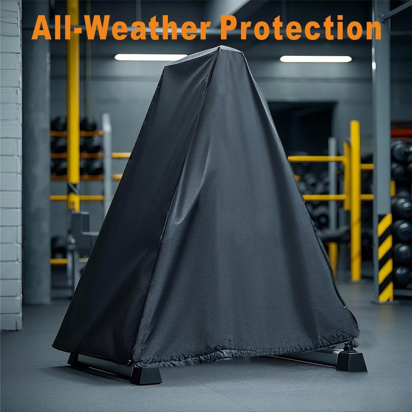 VeyoStories A Frame Dumbbell Rack Cover Outdoor, OWeight Rack Cover, Dustproof & Waterproof - Designed for the 5 Tier A-Frame Dumbbell Set Rack & Weight Rack in a Home Gym. (Cover Only)