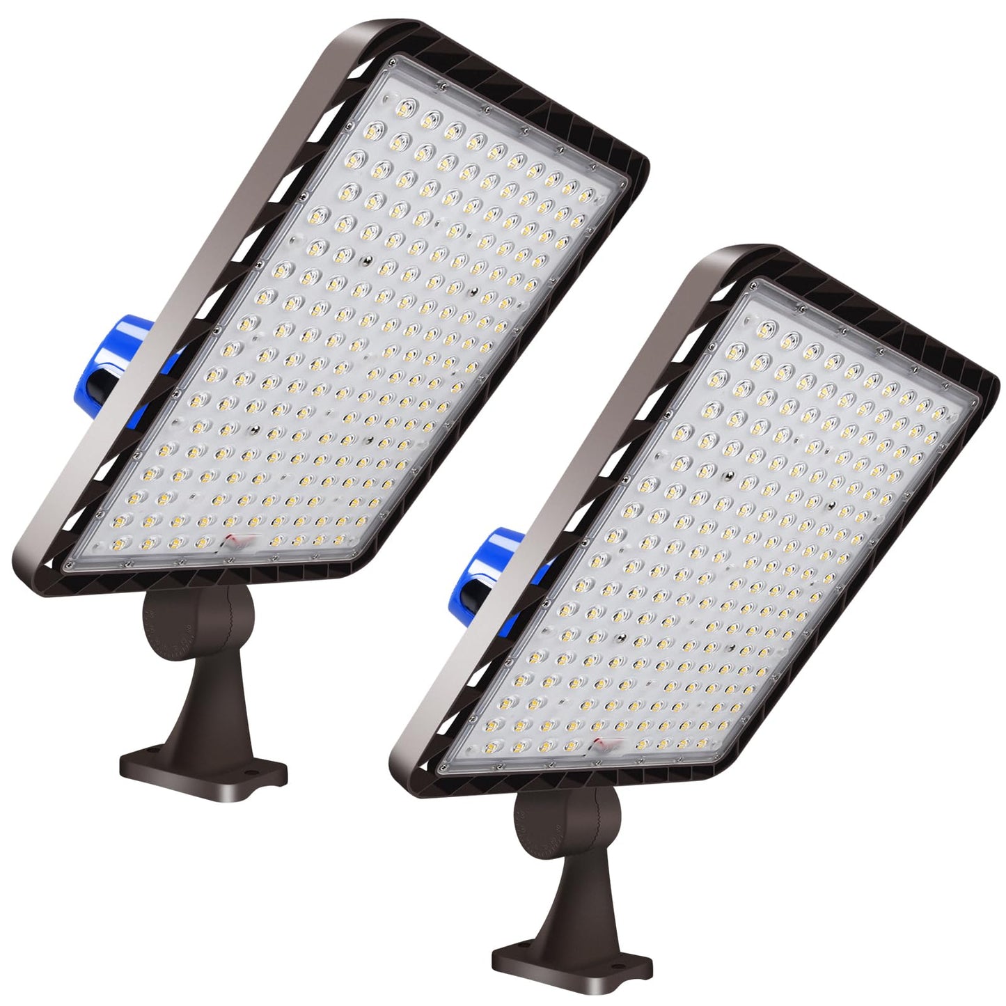 ledmo 480W LED Parking Lot Light, Dusk to Dawn Outdoor Commercial Area Lighting, IP65 Exterior 5000K 72000LM Super Bright Security Flood Light Heavy Duty 2 Pack