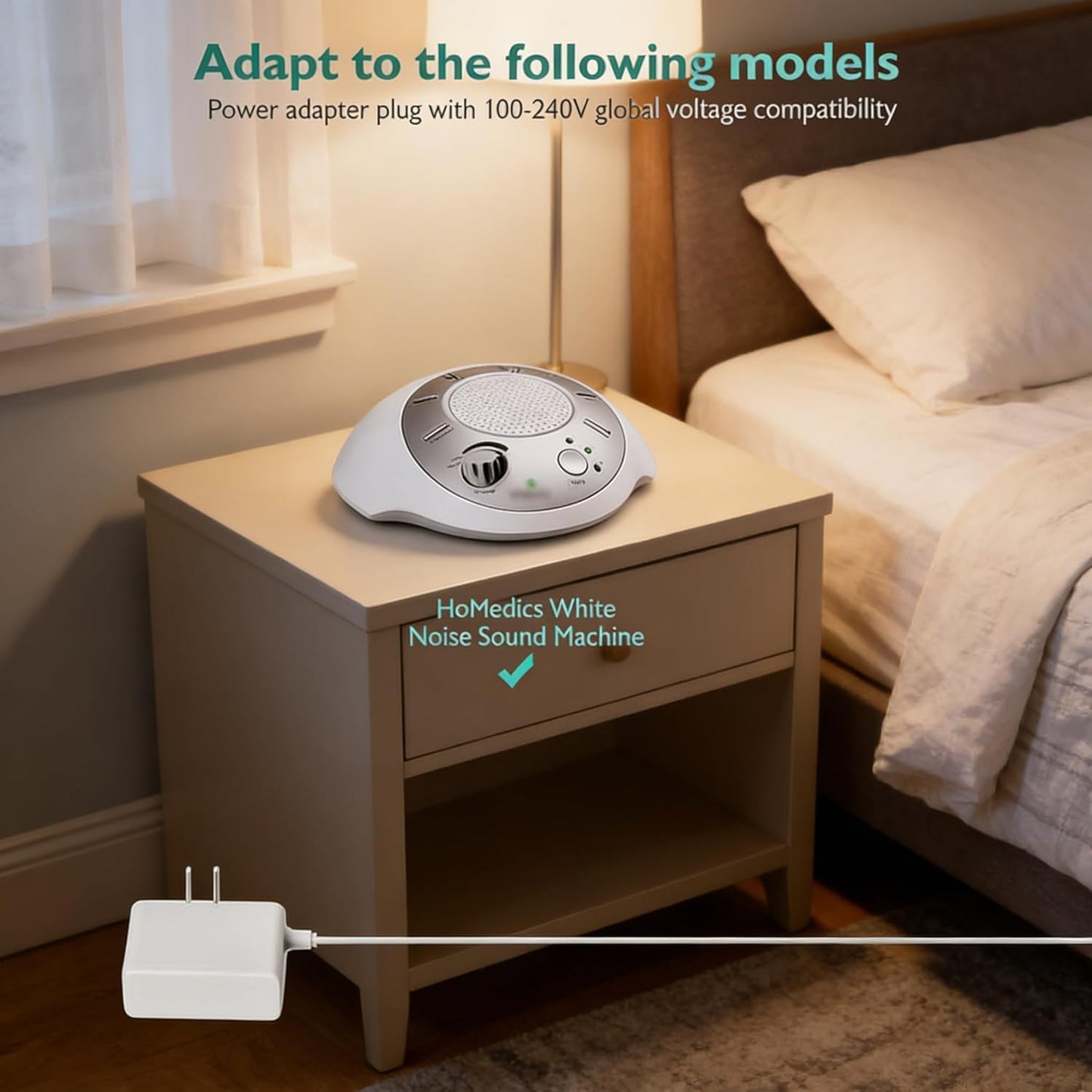 Lnauy SS-2000 2000 6V for Homedics White Noise Sound Machine Charger, Adapter Compatible with HoMedics SS SounsSpa
