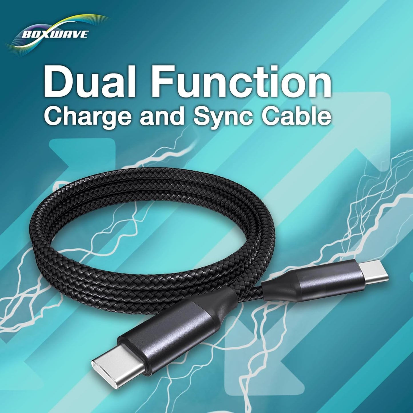 BoxWave TIMMKOO Q5 MP3 (3ft) (100W), Cable Compatible with WiFi Player - DirectSync PD Cable - USB-C to USB-C Type C