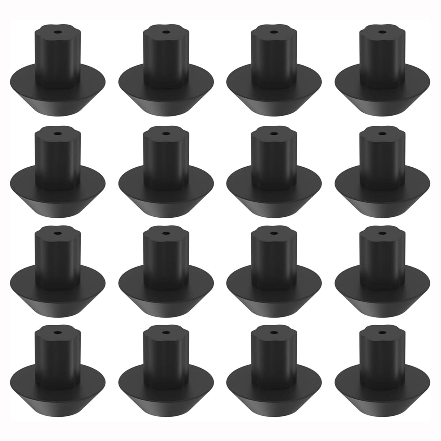 WB2K101 Rubber Feet Gas Range Stovetop Grate Feet Compatible with G-E Ken-More, 3/16" Hole Gas Stove Top Grate Feet Replace WB02K0101 AP2622260 PS241358 by Beaquicy